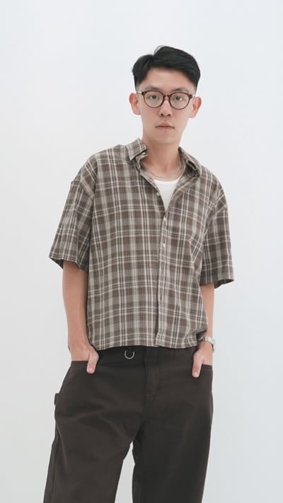 BOXY 復古短版格襯3