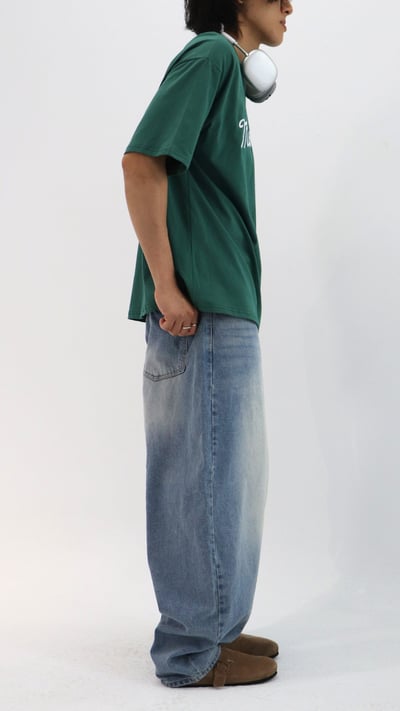 城市水洗寬管褲4