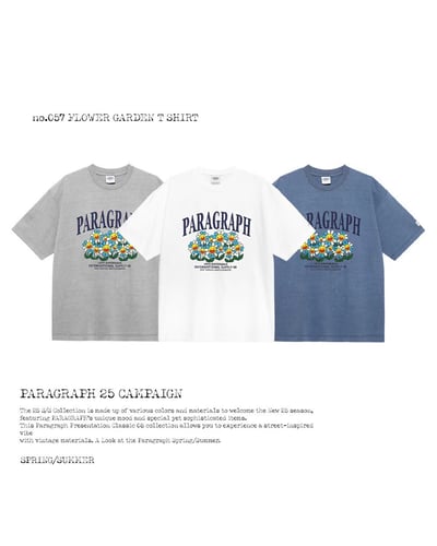 PARAGRAPH - Flower Garden TEE5