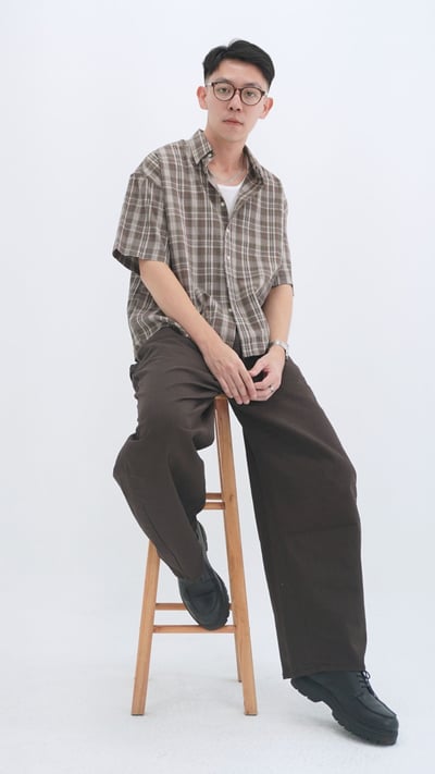 BOXY 復古短版格襯1