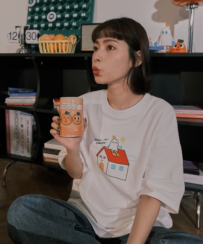 屋頂上的白日夢 tee4