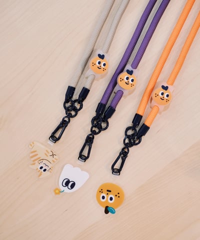 手機掛繩＋墊片組 3款1