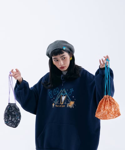 桔利花變型蟲 束口袋4