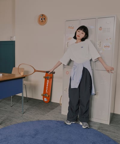 橡皮擦你在哪裡 短袖tee 白10