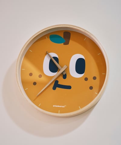 桔利 木質框時鐘3