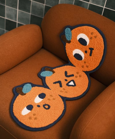 桔利好朋友毛毛地毯 2.04