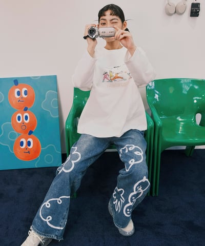 格鬥乙女特攻隊 長袖tee7