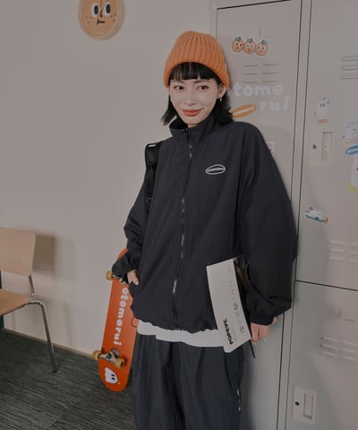 Really 灰黑防風外套16