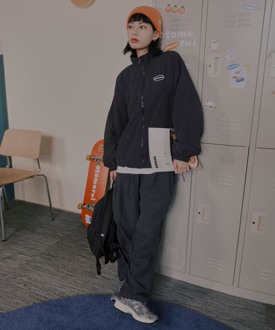 Really 灰黑防風外套15