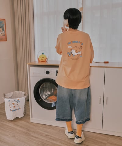 SOFT DAYS tee 桔4