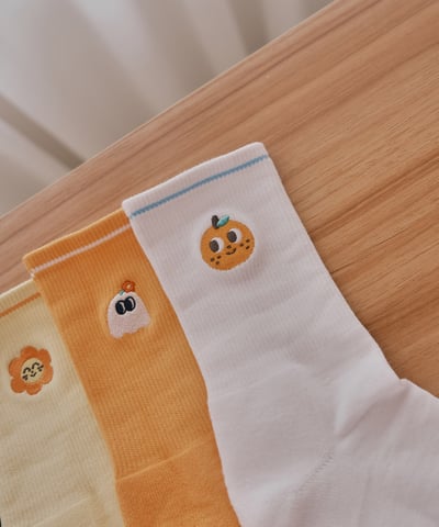 FOOTER 聯名刺繡襪 4款2