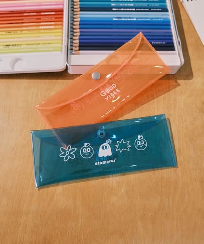 good vibes  透明萬用袋1