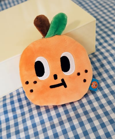 桔利絨毛零錢包1