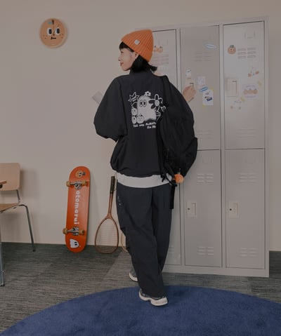 Really 灰黑防風外套17