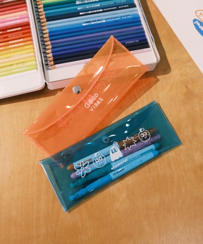 good vibes  透明萬用袋3