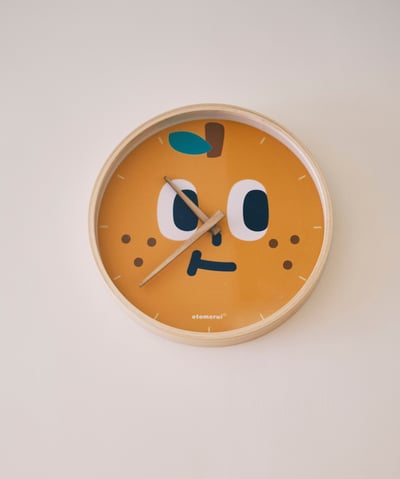 桔利 木質框時鐘1