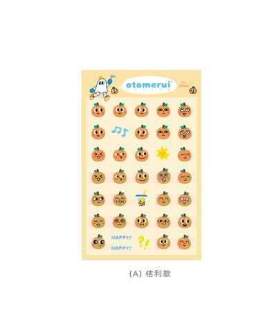 防水透明圖鑑貼紙 / 2款6