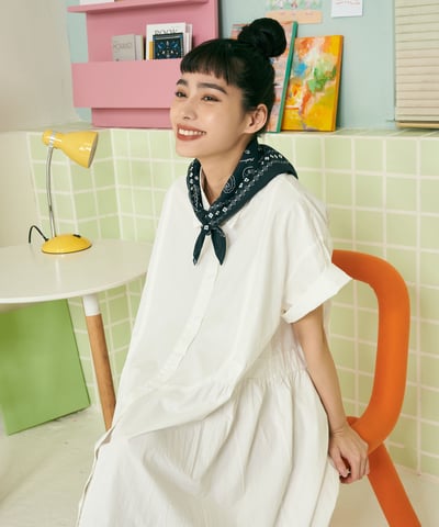 桔利花花變形蟲 方巾2