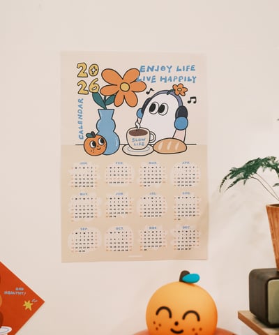 2026 年曆海報 - Wonderful morning1