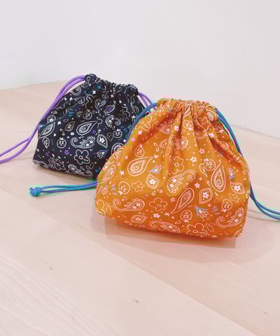 桔利花變型蟲 束口袋6