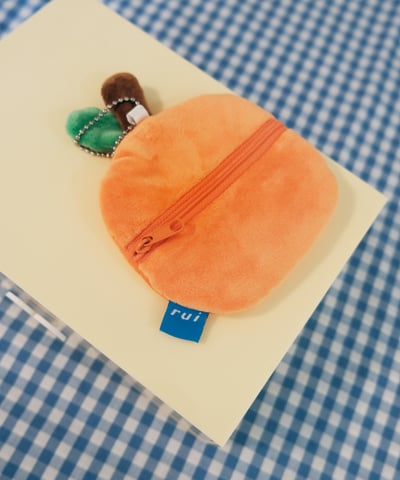 桔利絨毛零錢包4