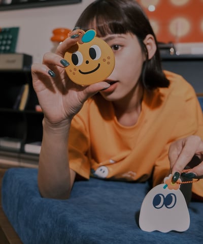 矽膠造型隨身鏡 / 2款3