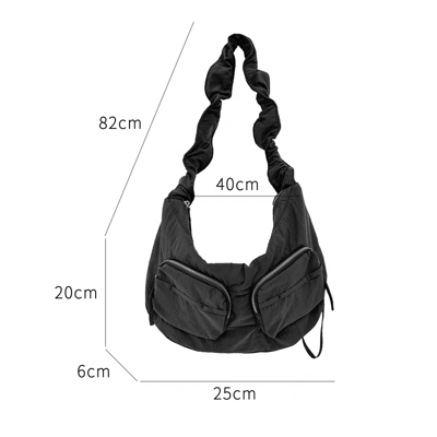 夏季必入！皺褶雲朵單肩包14