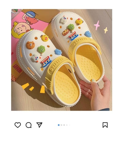 洞洞鞋 可愛新色系增高厚底拖鞋 搞怪怪獸鞋扣款9