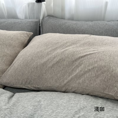 日單廠清倉 100%純棉天竺棉枕套3
