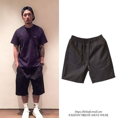 時髦同款棉質舒適工裝五分短褲5