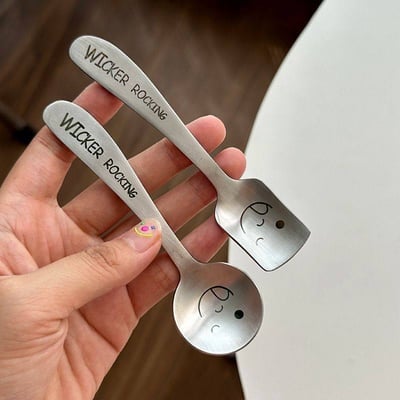 Ins風療癒笑臉餐具組5入9