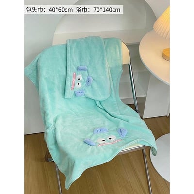 醜魚乾髮帽速乾吸水毛巾組合8