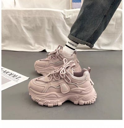 8cm直接給你拉長腿 厚底老爹鞋7