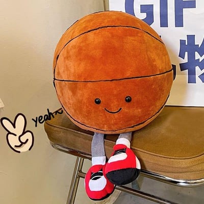 男友禮物 籃球造型可愛玩偶3
