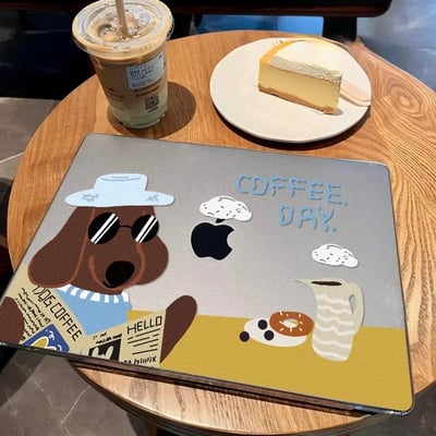 Coffee day放假臘腸狗MAC蘋果筆電保護殼5