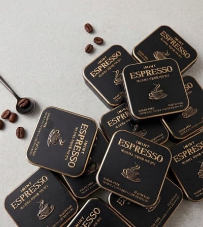 韓國 I'MINT 濃縮義式咖啡木糖醇咖啡糖 32g2