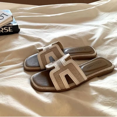 2026夏季新款法式高級感平底拖鞋8