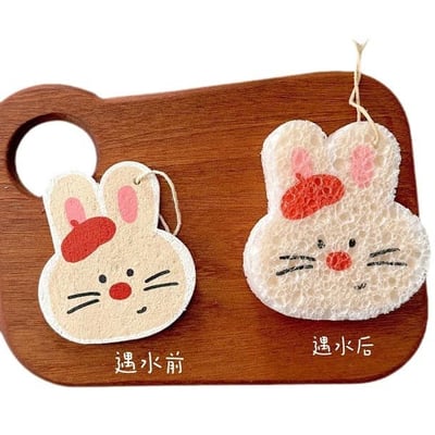 卡通可愛木漿綿洗碗海綿組8入 299專屬免運優惠商品8