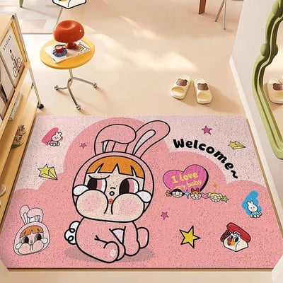 豪可愛哭哭小女警圈絲地墊1