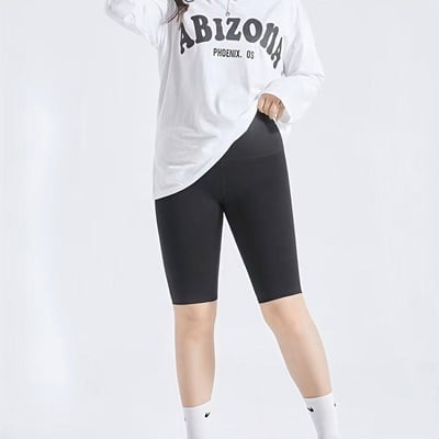 夏季款 加大尺碼款 舒適五分鯊魚褲5