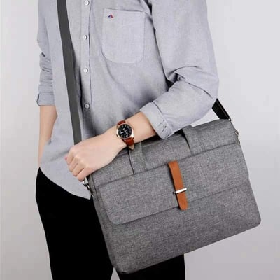 商務系列 雙層加厚優質可肩背筆記型電腦包2