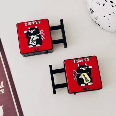 金銀滾滾來招財貓發光冰箱貼  迷你居家招財好運小擺件5