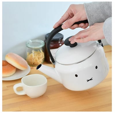 日本富士琺瑯米飛臉款 燒水壺2.0L6