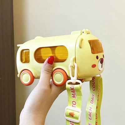 巴士造型杯＋挖土機造型杯  現貨2