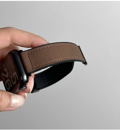 新色上市 Apple Watch全系列皮質磁吸錶帶9