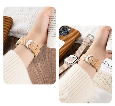 華夫格絨面簡約氛圍感Apple watch錶帶13