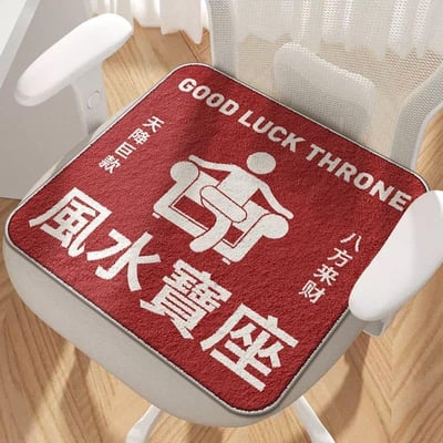 風水寶座辦公室必備細羊絨透氣坐墊1
