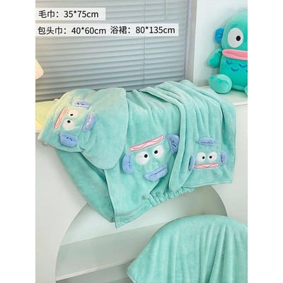 醜魚乾髮帽速乾吸水毛巾組合10