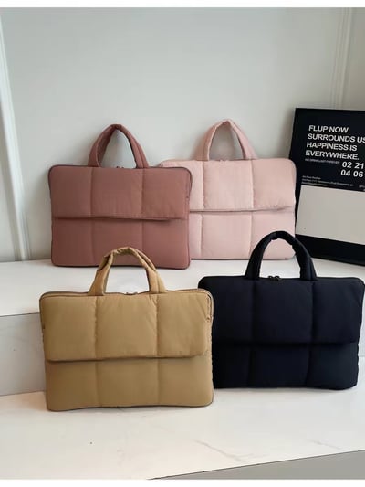 多色百搭 輕量羽絨感電腦包8