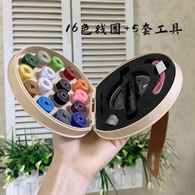 輕奢華風小型皮革收納包針線包5